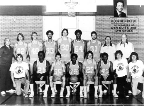 marquette basketball uniforms 1970s