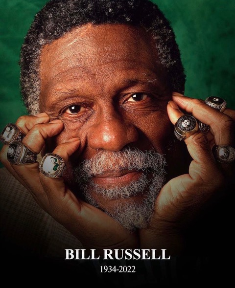 Bill Russell: NBA legend and civil rights activist Bill Russell dies at 88